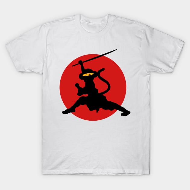 Cartoon Ninja Monkey T-Shirt by AustralianMate